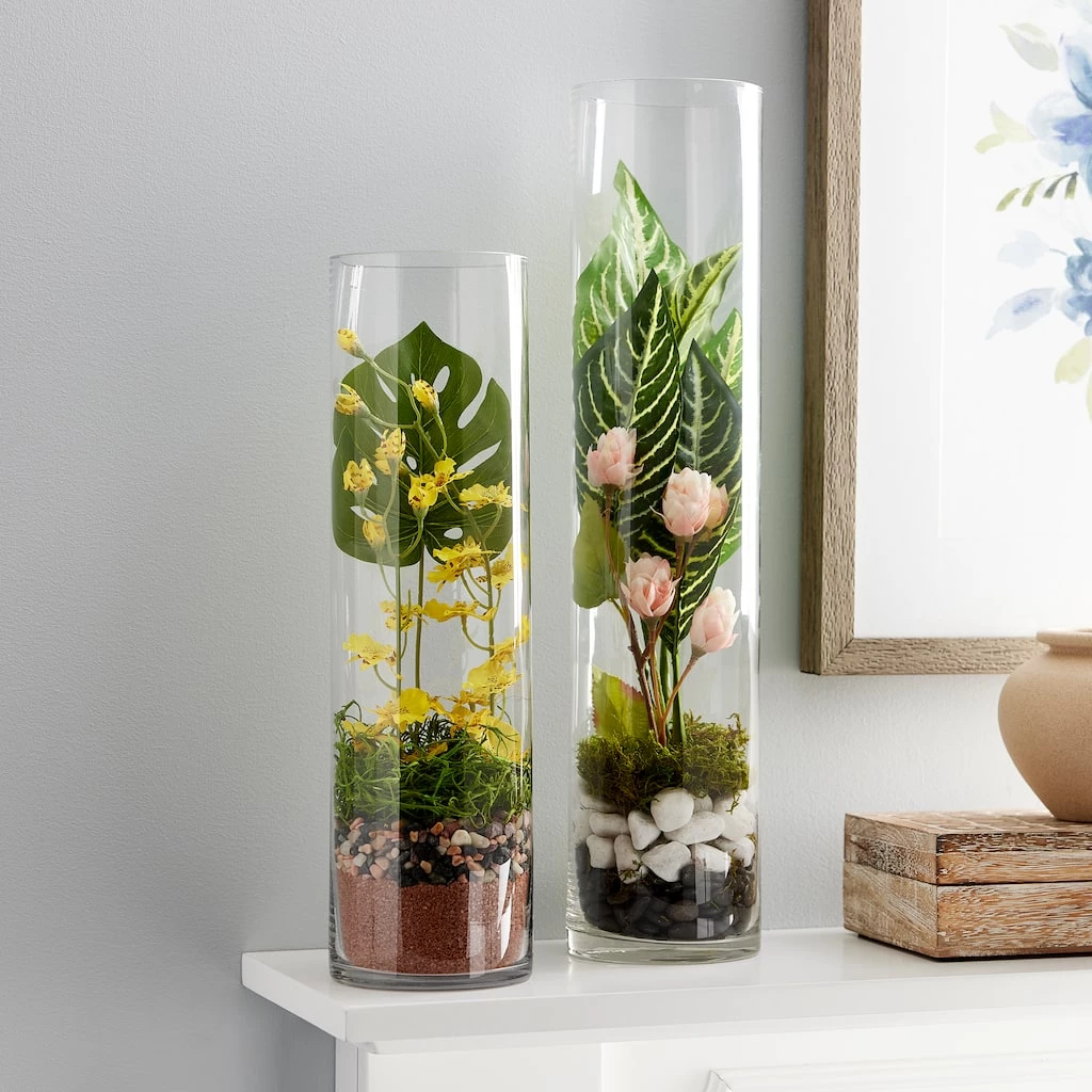 Best deal β€οΈ Ashland™ Cylinder Glass Vase, 14" π 4 Best deal β€οΈ Ashland™ Cylinder Glass Vase, 14" π - Image 2