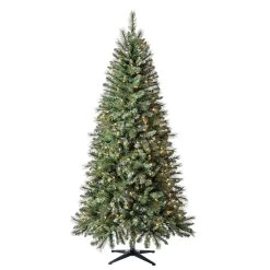 Cheap ⌛ 7ft. Pre-Lit Willow Pine Artificial 🎄 Christmas Tree, Clear Lights by Ashland® 🔥