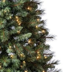 Cheap ⌛ 7ft. Pre-Lit Willow Pine Artificial 🎄 Christmas Tree, Clear Lights by Ashland® 🔥 -Ashland Sales 10151879 11