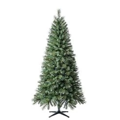 Coupon 👏 7ft. Pre-Lit Willow Pine Artificial 🎄 Christmas Tree, Multicolor Lights by Ashland® 😉 -Ashland Sales 10151890 9