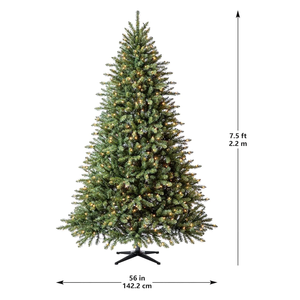 Top 10 🔥 7.5ft. Pre-Lit Hartford Pine Artificial 🎄 Christmas Tree, Clear Lights by Ashland® ❤️ 8 Top 10 🔥 7.5ft. Pre-Lit Hartford Pine Artificial 🎄 Christmas Tree, Clear Lights by Ashland® ❤️ - Image 6