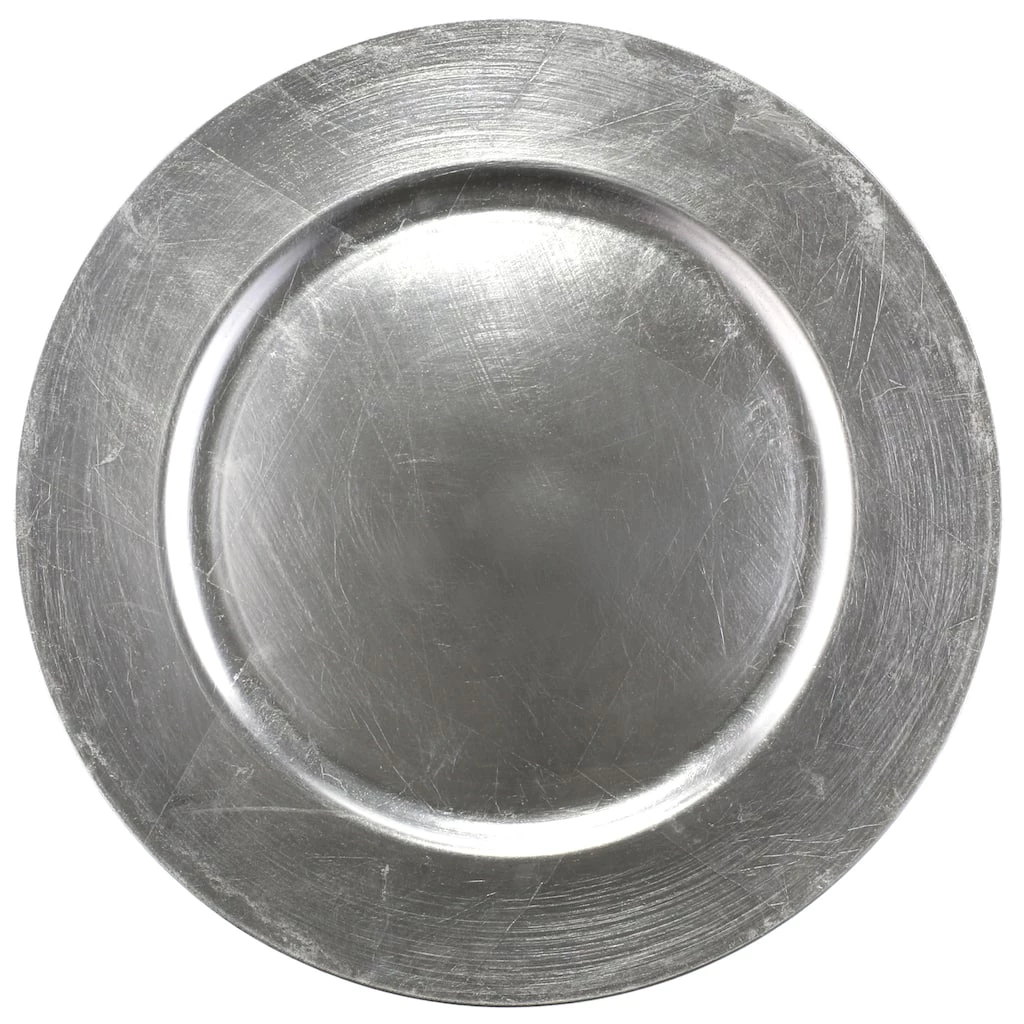 Best deal 😍 Silver Charger Plate by Ashland® 🤩 3 Best deal 😍 Silver Charger Plate by Ashland® 🤩
