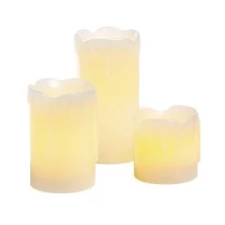 Discount ⭐ Flameless Real Wax LED Pillar Candle Set by Ashland® 🎉 10 Discount ⭐ Flameless Real Wax LED Pillar Candle Set by Ashland® 🎉 -Ashland Sales 10287962 2