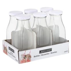 Best reviews of π₯ Ashland® Glass Milk Bottles with Lids, 6 Pack π