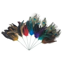 New ✨ Assorted Colorful Feather Pick by Ashland® 💯 -Ashland Sales 10373846 5