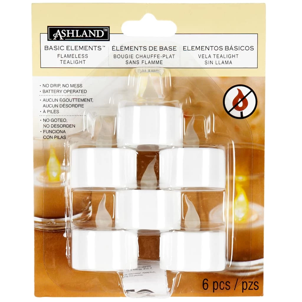 Budget ✔️ Ashland® Basic Elements™ LED Tea Lights Multipack 🧨 3 Budget ✔️ Ashland® Basic Elements™ LED Tea Lights Multipack 🧨