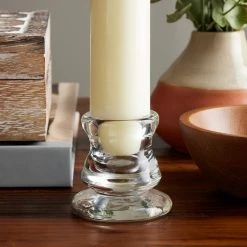 Hot Sale 💯 Ashland® Chunky Glass Taper Candle Holder ⭐ -Ashland Sales 10417307 20