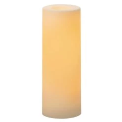Outlet ✨ White 3" x 8" LED Outdoor Pillar Candle By Ashland® ⌛ -Ashland Sales 10466494