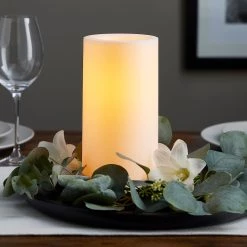 New 🛒 White 4" x 8" LED Outdoor Pillar Candle By Ashland® 🧨 -Ashland Sales 10466497 20