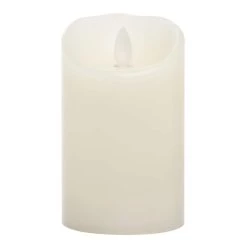 Budget π 8 Pack: iFlicker 3" x 5" Ivory LED Pillar Candle by Ashland® β¨