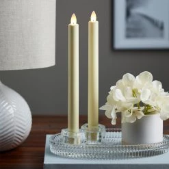 Deals ✨ IFlicker Ivory LED Taper Candle Set by Ashland® ✨ -Ashland Sales 10470075 20