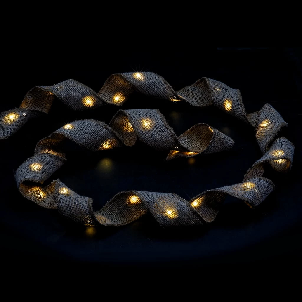 Coupon π₯ Creative Collection™ Shimmer Lights Burlap LED Garland By Ashland™ β¨ 4 Coupon π₯ Creative Collection™ Shimmer Lights Burlap LED Garland By Ashland™ β¨ - Image 2