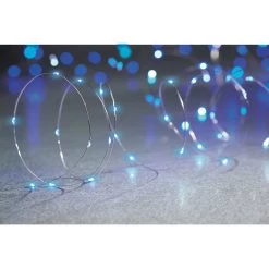 Discount 🛒 40ct. Blue Silver Wire LED String Lights by Ashland® 😉 8 Discount 🛒 40ct. Blue Silver Wire LED String Lights by Ashland® 😉 -Ashland Sales 10473565 4