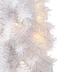 Outlet 🎉 7ft. Pre-Lit White Norway Artificial Pencil 🎄 Christmas Tree, Clear Lights by Ashland® 👏 -Ashland Sales 10487971 10