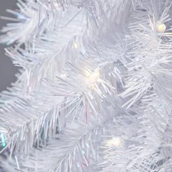 Outlet 🎉 7ft. Pre-Lit White Norway Artificial Pencil 🎄 Christmas Tree, Clear Lights by Ashland® 👏 -Ashland Sales 10487971 11