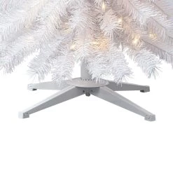Outlet 🎉 7ft. Pre-Lit White Norway Artificial Pencil 🎄 Christmas Tree, Clear Lights by Ashland® 👏 -Ashland Sales 10487971 14