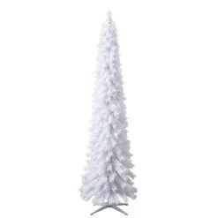 Outlet 🎉 7ft. Pre-Lit White Norway Artificial Pencil 🎄 Christmas Tree, Clear Lights by Ashland® 👏 -Ashland Sales 10487971 9