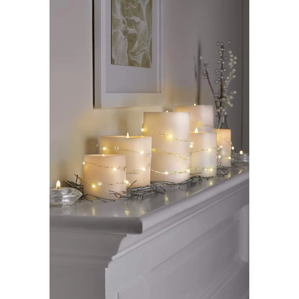 Wholesale ✔️ 40ct. Warm White Pearl LED String Lights by Ashland® ❤️ 6 Wholesale ✔️ 40ct. Warm White Pearl LED String Lights by Ashland® ❤️ - Image 4