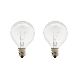 Budget 🔥 16 Packs: 2 ct. (32 total) Creative Collection™ Shimmer Lights Globe Replacement G5 Bulbs by Ashland™ 🎉 -Ashland Sales 10502616 1