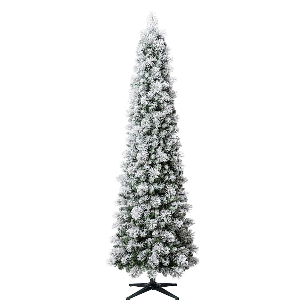 Promo 🎁 7ft. Pre-Lit Artificial Slim 🎄 Christmas Tree, Clear Lights by Ashland® 😉 4 Promo 🎁 7ft. Pre-Lit Artificial Slim 🎄 Christmas Tree, Clear Lights by Ashland® 😉 - Image 2