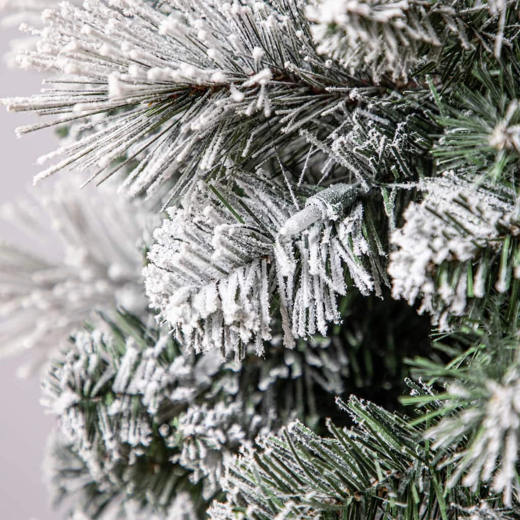 Promo 🎁 7ft. Pre-Lit Artificial Slim 🎄 Christmas Tree, Clear Lights by Ashland® 😉 7 Promo 🎁 7ft. Pre-Lit Artificial Slim 🎄 Christmas Tree, Clear Lights by Ashland® 😉 - Image 5