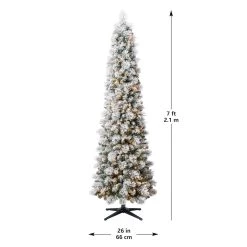 Promo 🎁 7ft. Pre-Lit Artificial Slim 🎄 Christmas Tree, Clear Lights by Ashland® 😉 15 Promo 🎁 7ft. Pre-Lit Artificial Slim 🎄 Christmas Tree, Clear Lights by Ashland® 😉 -Ashland Sales 10521247 14