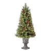 Discount 🛒 4ft. Pre-Lit Verona Artificial 🎄 Christmas Tree, Clear Lights by Ashland® 💯 -Ashland Sales 10523322 1
