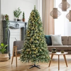Hot Sale 👍 7.5ft. Pre-Lit Augusta Pine Artificial ❄ Christmas Tree, Color Changing LED Lights by Ashland® 🧨 -Ashland Sales 10524538 25