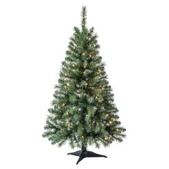 Best Pirce 😍 4ft. Pre-Lit Riverside Pine Artificial 🎄 Christmas Tree, Clear Lights by Ashland® 🧨