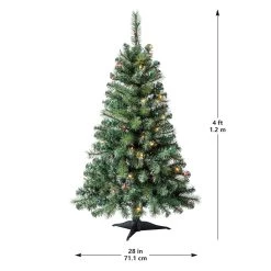 Discount ๐งจ 4ft. Pre-Lit Riverside Pine Artificial ๐ Christmas Tree, Multicolor Lights by Ashland® ๐ 15 Discount ๐งจ 4ft. Pre-Lit Riverside Pine Artificial ๐ Christmas Tree, Multicolor Lights by Ashland® ๐ -Ashland Sales 10555163 14