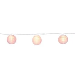 Buy 👍 10ct. White Fabric Lantern String Lights By Ashland™ ✨ -Ashland Sales 10578533 2
