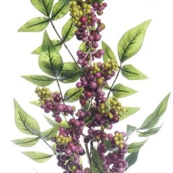 Wholesale 👏 12 Pack: Burgundy Berry Stem with Leaves by Ashland® 🔥 -Ashland Sales 10626463 2