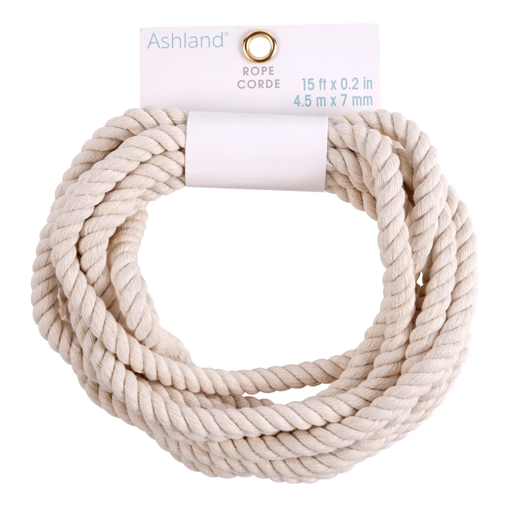 Budget π 12 Pack: 15ft. Ivory Rope by Ashland® π₯° 3 Budget π 12 Pack: 15ft. Ivory Rope by Ashland® π₯°
