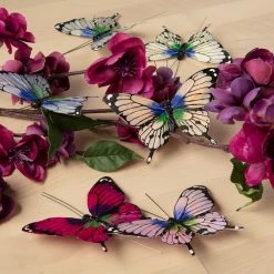 New 🔔 10.2" Blue, Purple & Green Feather Butterfly by Ashland® 🎉 9 New 🔔 10.2" Blue, Purple & Green Feather Butterfly by Ashland® 🎉 -Ashland Sales 10627154 22