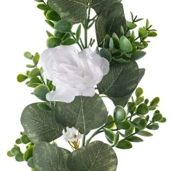 Best deal ❤️ 6ft. White Rose Foliage Garland by Ashland® 🌟 -Ashland Sales 10627257 20