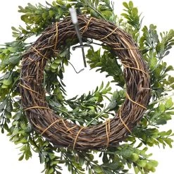 Coupon 🎉 6 Pack: 9" Green Mini Boxwood Wreath with Flowers by Ashland® 🎉 -Ashland Sales 10628624 3