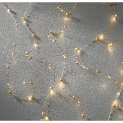 Budget 🎉 40ct. Warm White Gold Pearl LED String Lights by Ashland® 😍 -Ashland Sales 10632035 6