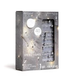 Best reviews of 👍 40ct. Warm White Silver Pearl LED String Lights by Ashland® 🔥 -Ashland Sales 10632036 7
