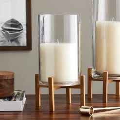 Outlet ⭐ Glass Candle Holder with Wood Base by Ashland® 😀 7 Outlet ⭐ Glass Candle Holder with Wood Base by Ashland® 😀 -Ashland Sales 10633857 20 1