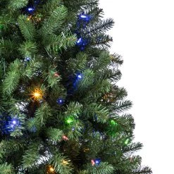Cheapest 🔥 7.5ft. Pre-Lit Whistler Pine Artificial 🎄 Christmas Tree, Color Changing LED Lights by Ashland® ❤️ -Ashland Sales 10635064 16