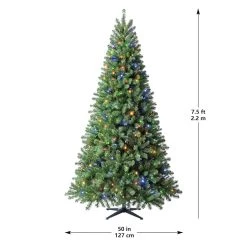Cheapest 🔥 7.5ft. Pre-Lit Whistler Pine Artificial 🎄 Christmas Tree, Color Changing LED Lights by Ashland® ❤️ -Ashland Sales 10635064 20