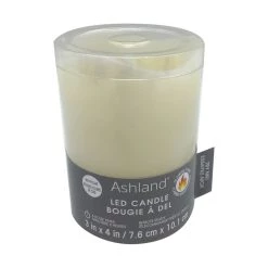 Brand new 🎁 3" x 4" LED Flame Pillar Candle by Ashland® ❤️ -Ashland Sales 10637855 1