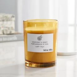Outlet ✔️ Grapefruit & Honey 2-Wick Jar Candle by Ashland® 🥰 -Ashland Sales 10638406 20