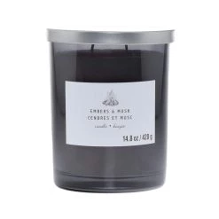Coupon 😍 Embers & Musk 2-Wick Jar Candle by Ashland® 🥰