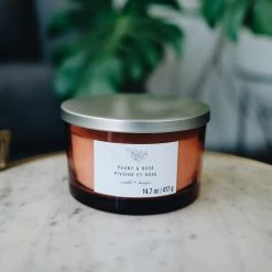 Best deal 🤩 8 Pack: Peony & Rose 3-Wick Jar Candle by Ashland® 🌟 -Ashland Sales 10638413 2 1