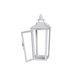 Cheap 💯 12.2" White Metal Lantern by Ashland® 🔥 -Ashland Sales 10638433 3 1