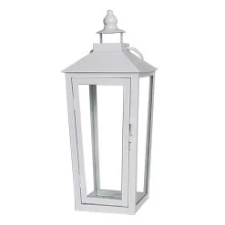 Wholesale 😀 15.7" White Metal Lantern by Ashland® 🛒 -Ashland Sales 10638435 2 1