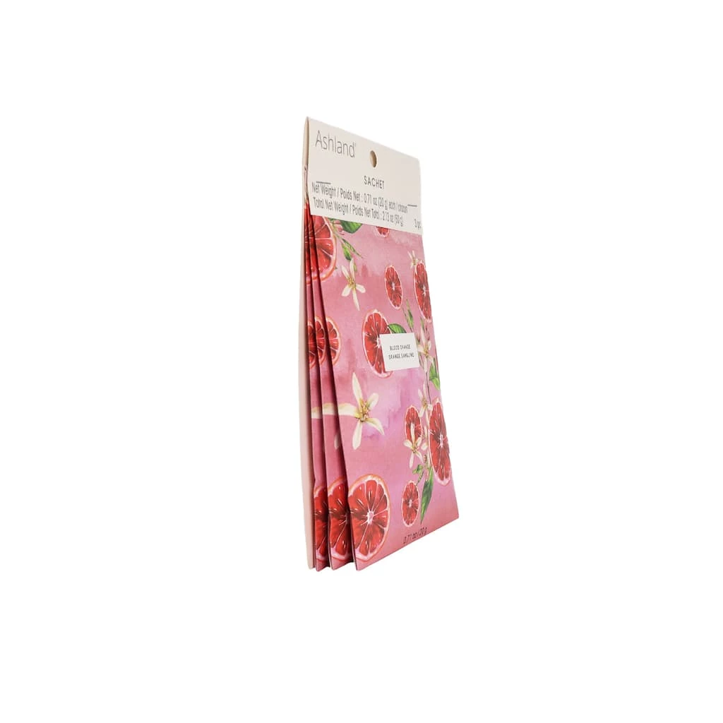 Discount 𧨠12 Packs: 3 ct. (36 total) Blood Orange Scented Sachets by Ashland® π 5 Discount 𧨠12 Packs: 3 ct. (36 total) Blood Orange Scented Sachets by Ashland® π - Image 3