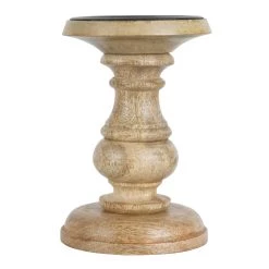 Best Sale ⭐ Wood Carved Pillar Candle Holder by Ashland® 🔥