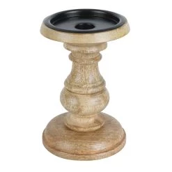 Best Sale ⭐ Wood Carved Pillar Candle Holder by Ashland® 🔥 -Ashland Sales 10639293 2